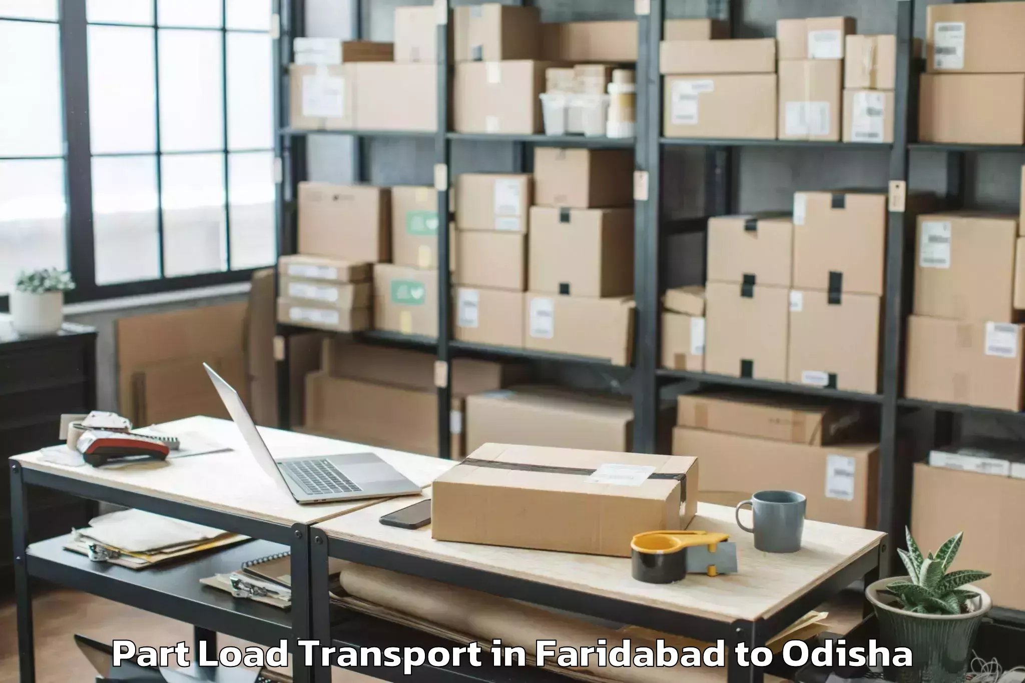 Affordable Faridabad to Bandhugaon Part Load Transport